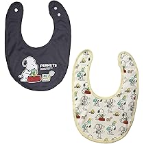 Amazon.co.jp: [タキヒヨー] スヌーピー スタイ 2枚組 よだれかけ ビブ